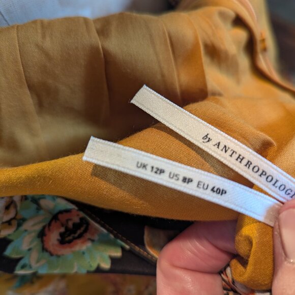 Anthropologie Summer maxi dress 8 petite - Picture 2 of 4